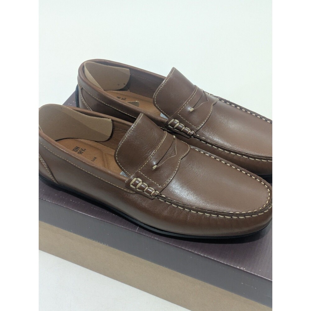 Johnston & Murphy Beck Loafers Tan Full Grain Leather Men’s 8.5 M - Picture 4 of 12
